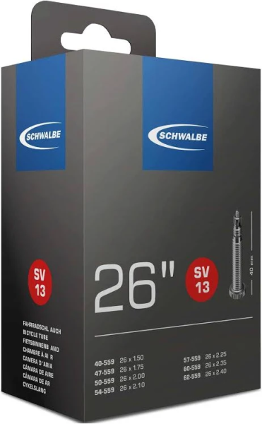 Schwalbe Schwalbe Veloschlauch SV13 MTB 26" S40 Scalv